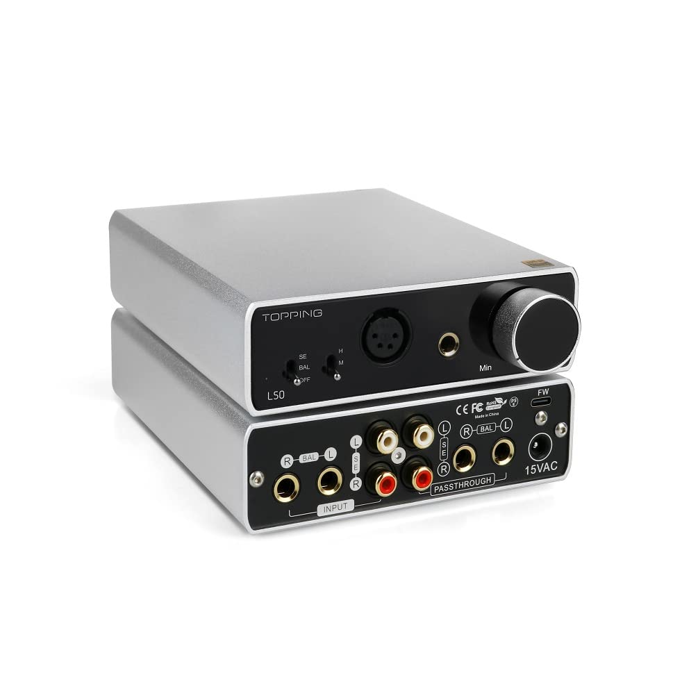 Topping L50 HiFi-Kopfhörerverstärker NFCA SE/BAL-Eingang Home Audio-Verstärker Mini-Verstärker Verst