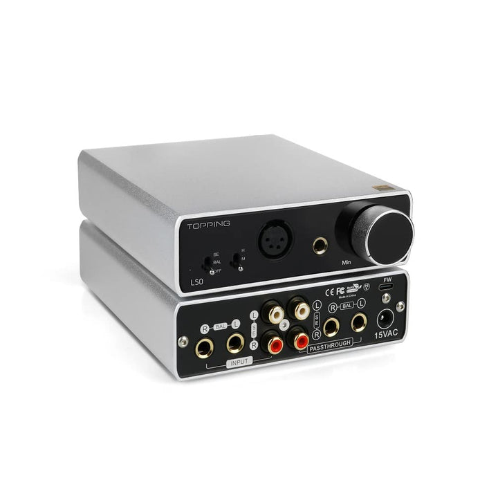 Topping L50 HiFi-Kopfhörerverstärker NFCA SE/BAL-Eingang Home Audio-Verstärker Mini-Verstärker Verst