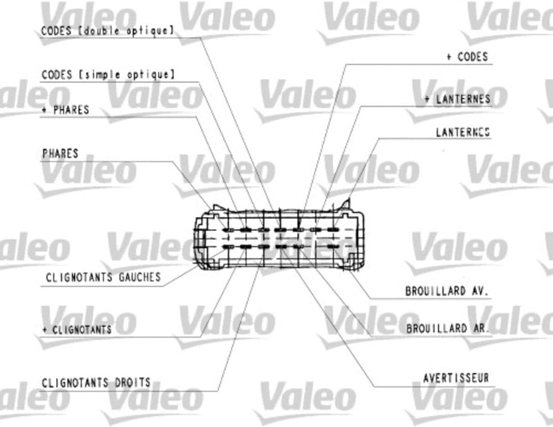 VALEO Lenkstockschalter Lenkstockkombinationsschalter Lenkstock 251439