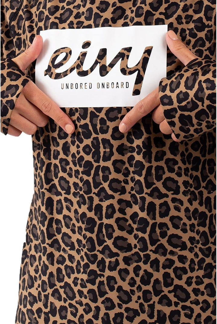 Eivy Damen Icecold Top Yoga-Shirt XXS Leopard, XXS Leopard