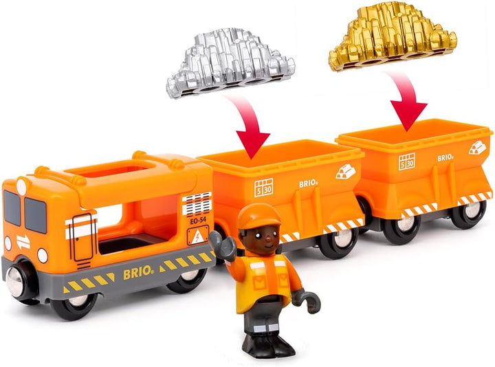 BRIO World - 36049 Güterzug | Zugset für Kinder ab 3 Jahren
