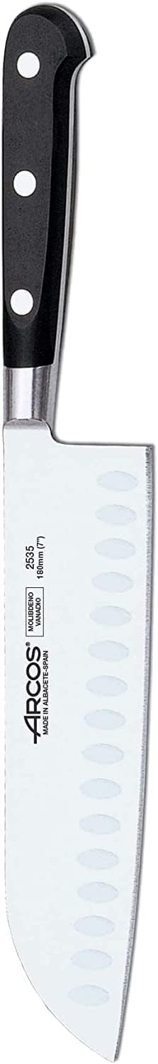 Arcos Serie Lyon - Santoku Messer | Messer Arcos - Klinge aus NITRUM geschmiedetem Edelstahl 180 mm