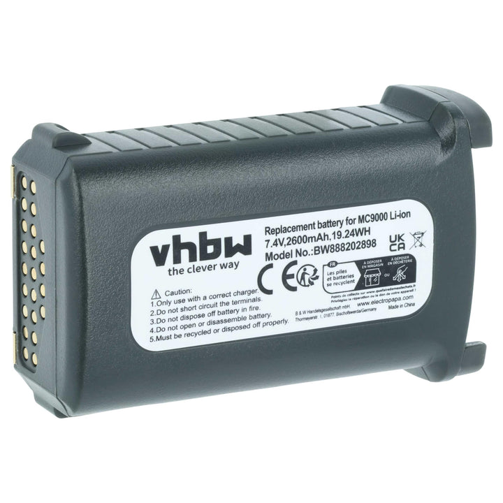 vhbw Akku kompatibel mit Symbol MC9090, MC9090-G, MC9090-K, MC9090-S, MC9097 Handheld Computer Scann