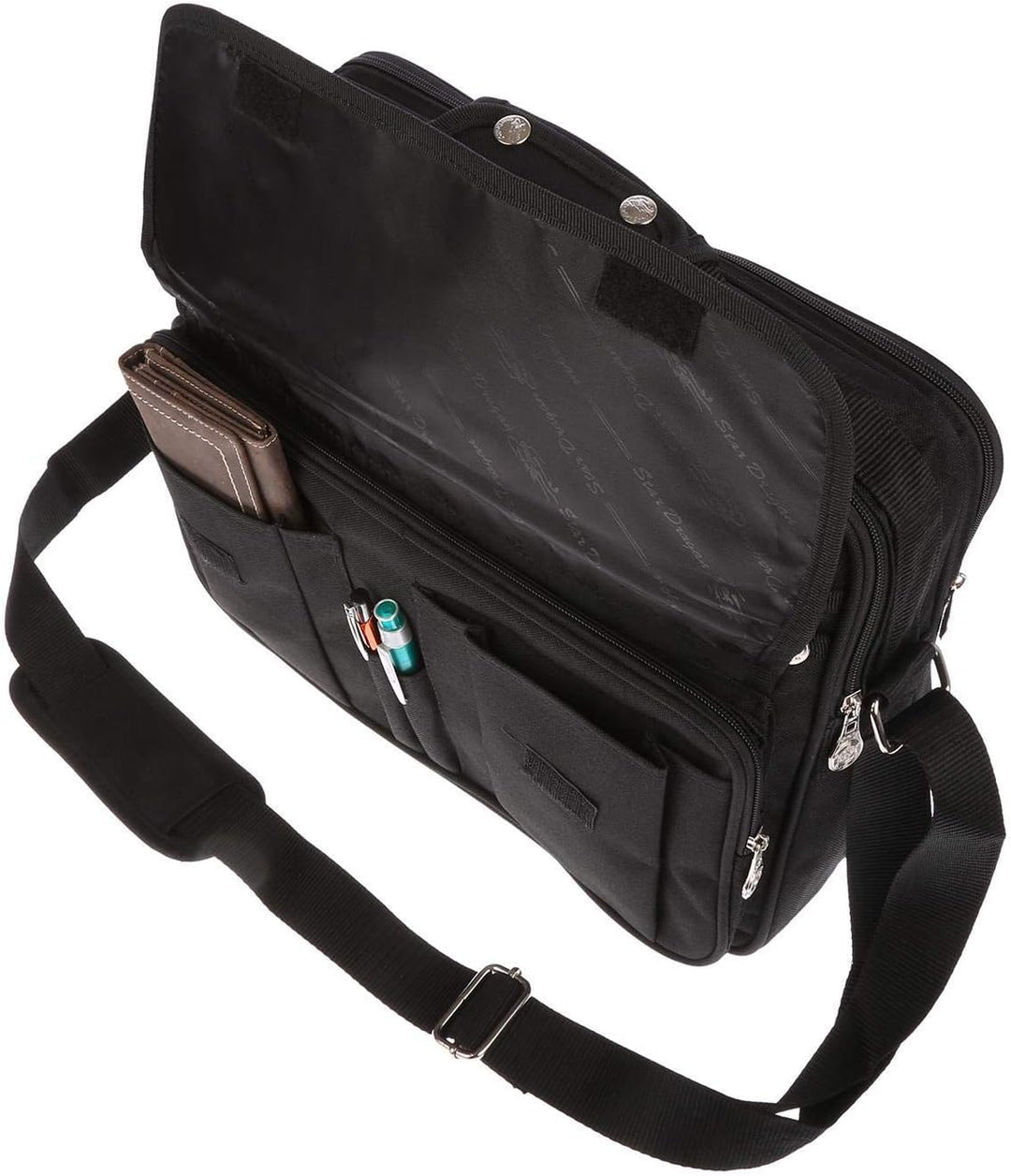 Christian Wippermann Arbeitstasche Herren Nylon - Grosse Umhängetasche M-L-XL Laptoptasche - Wasser-