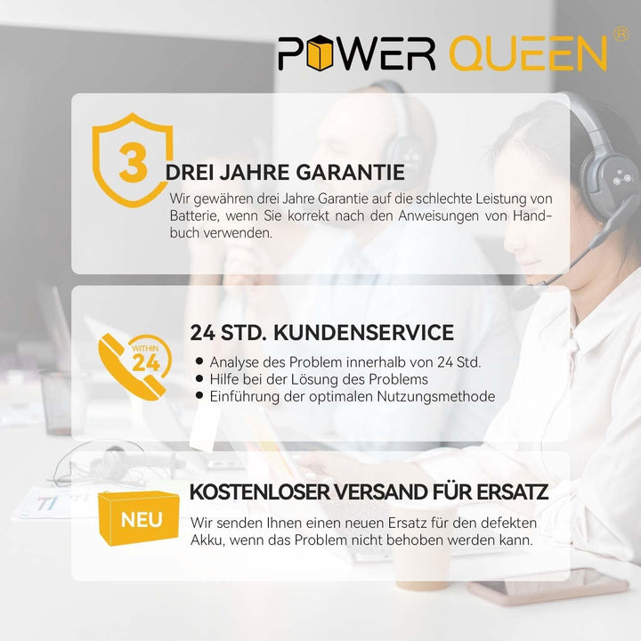 Power Queen 12Volt 6Ah LiFePO4 Batterie, Wiederaufladbare Lithium-Batterie mit 3000+ Deep Cycles, Ei