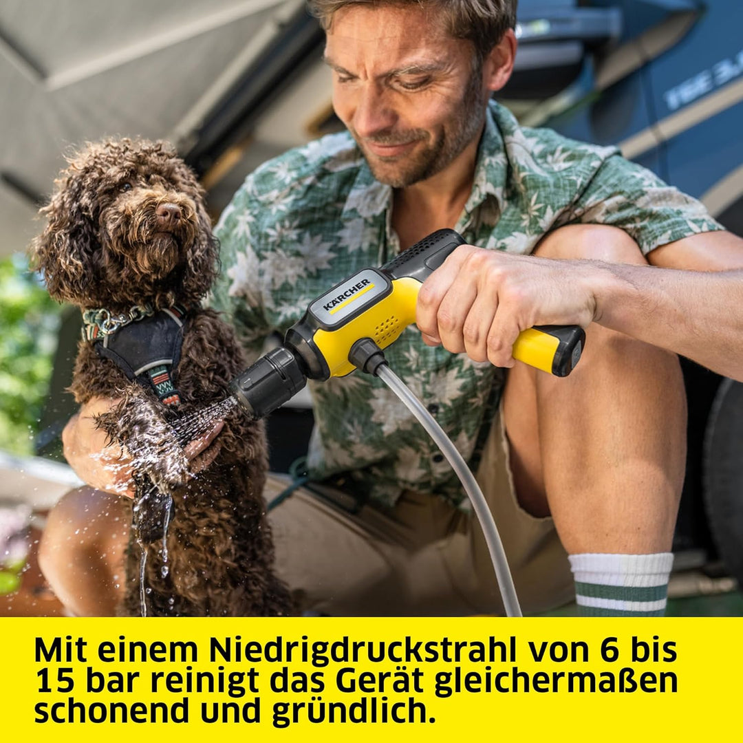 Kärcher Druckreiniger OC Handheld Compact Adventure, Mitteldruck, max. 15 bar, klappbar, USB-C-Ansch