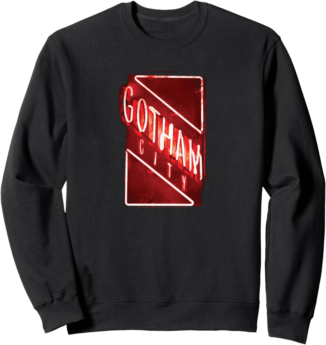 DC Comics The Batman Gotham City Neon Lights Sweatshirt