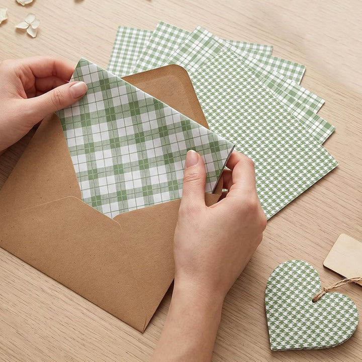 36 Blat Scrapbook Papier 30x30 cm Bastelpapier mit Muster (Grün) | Doppelseitiges Motivpapier Bunt D