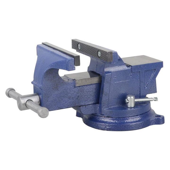 DAYUAN Schraubstock Drehbar 4'' 110MM Backenbreite Tischschraubstock mit Amboss 360° Drehbar Gusseis