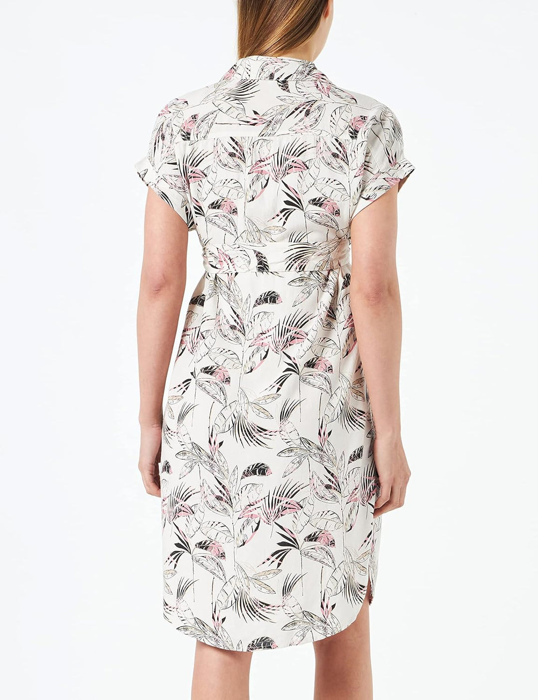 Noppies Damen Dress Colombo Nursing Short Sleeve All Over Print Kleid 34 Pristine - N021, 34 Pristin