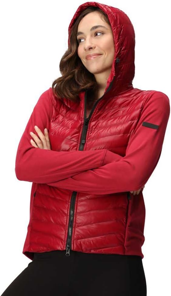 Regatta Damen Regatta Andreson Viii Hybridjacke für Damen Insulated Jacket 36 Rumba, Rot, Schwarz, 3