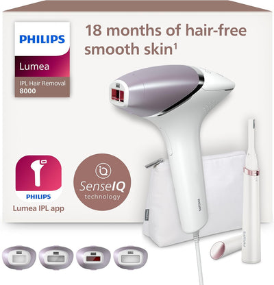 Philips Lumea Prestige IPL-Haarentfernungsgerät mit Satin Compact Korrekturtrimmer (Modell
