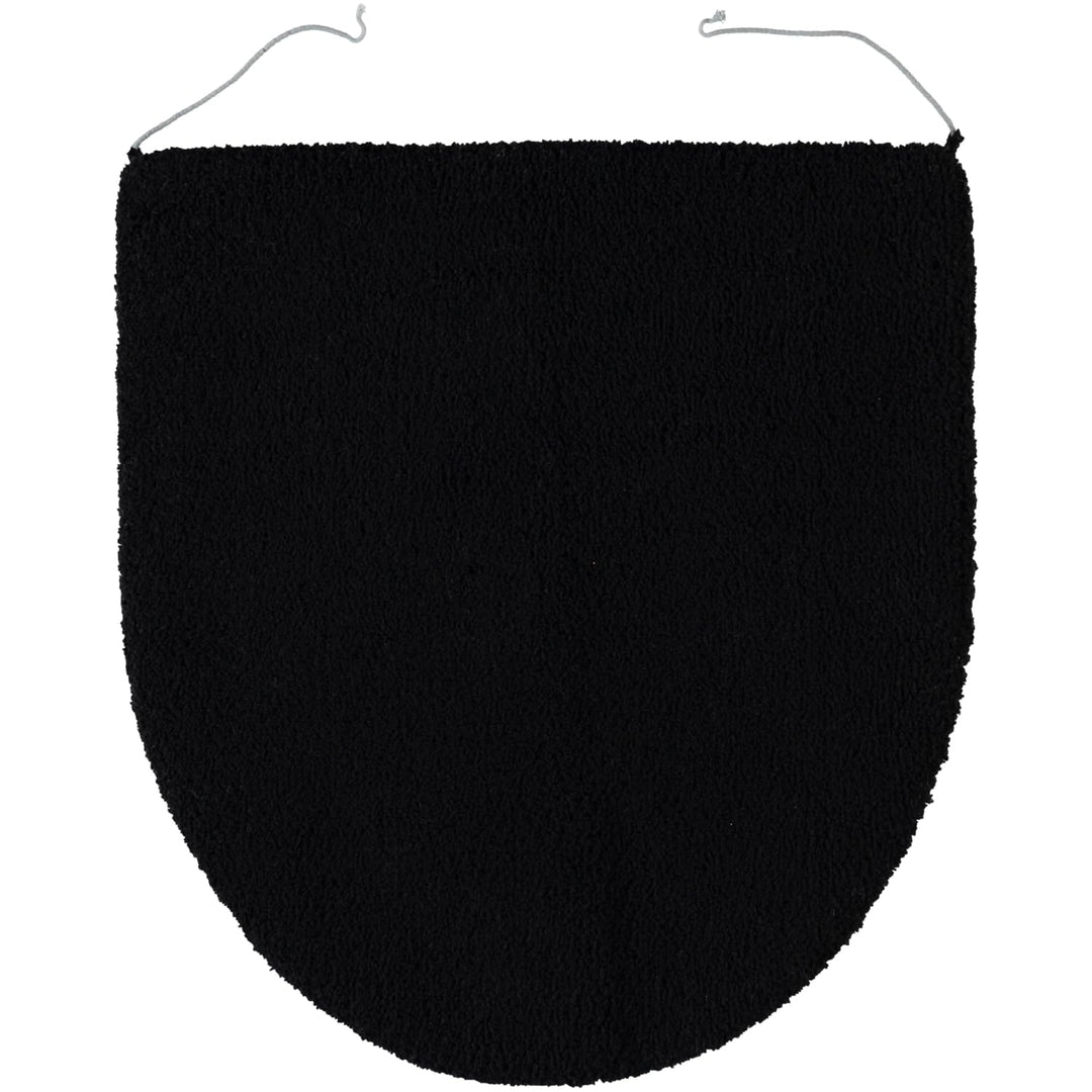 Rhomtuft Badteppiche Square schwarz - 15 Deckelbezug 45x50 cm, Deckelbezug 45x50 cm