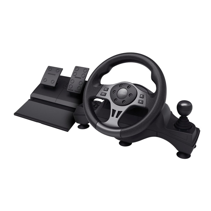Trust GXT 289 Movi Gaming Lenkrad PC, Xbox Series X/S, PS4, Nintendo Switch, Racing Wheel mit Pedale