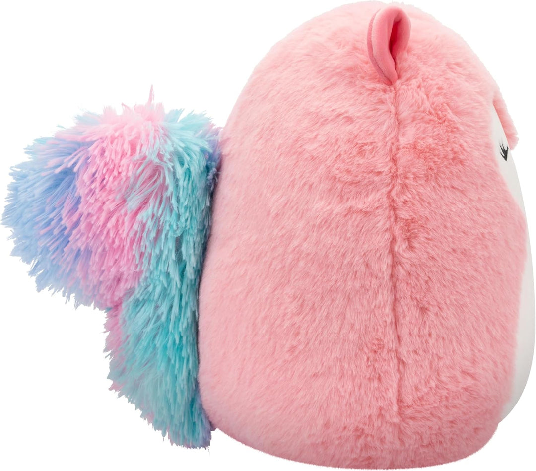 Squishmallows Squishmallow FuzzAMallows Plüschtier Amina das Eichhörnchen 30 cm – Ultra Selten Kusch