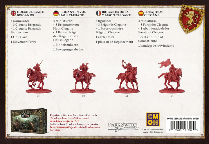 CMON | A Song of Ice & Fire – Briganten von Haus Clegane | Erweiterung | Tabletop | 2 Spieler | Ab 1