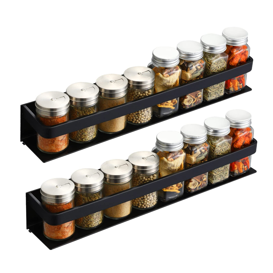 KES Gewürzregal Wand Gewürzhalter Gewürz Organizer Küche Gewürz Aufbewahrung Küchenregal Gewürze 40