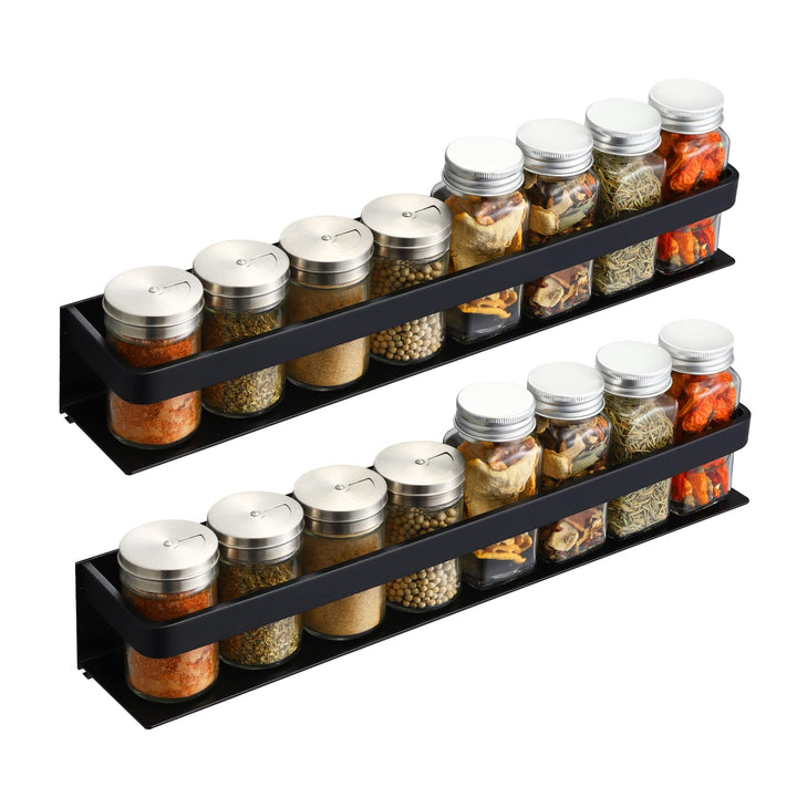KES Gewürzregal Wand Gewürzhalter Gewürz Organizer Küche Gewürz Aufbewahrung Küchenregal Gewürze 40