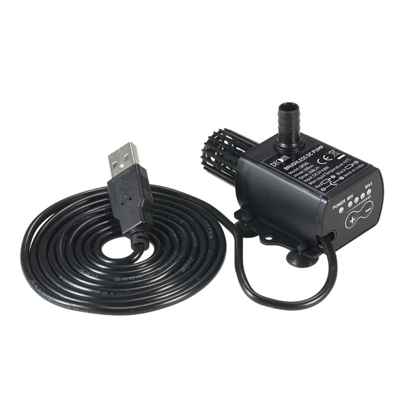 Riloer QR50L Brushless Motor Tauchbecken Wasserpumpe, 12V IP68 wasserdicht