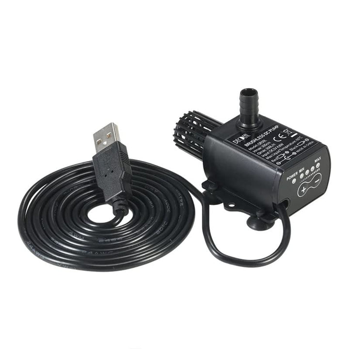 Riloer QR50L Brushless Motor Tauchbecken Wasserpumpe, 12V IP68 wasserdicht