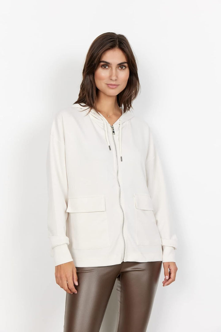 Soyaconcept Damen Pullover Sweater XS Creme, XS Creme