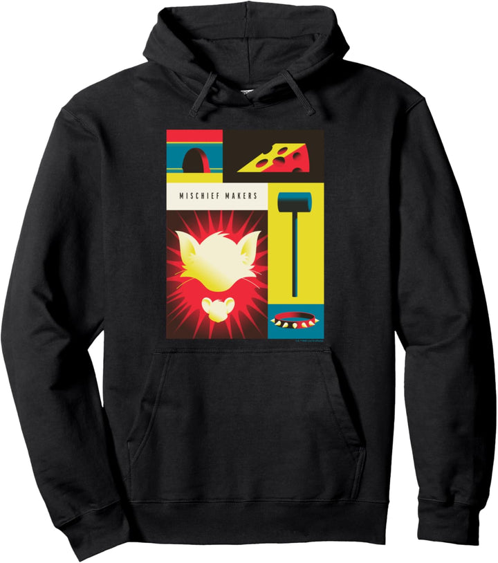 WB 100: Tom and Jerry Mischief Makers Icons Poster Pullover Hoodie