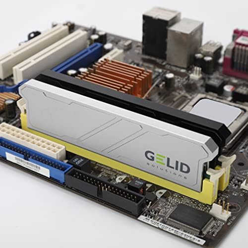 Gelid Solutions IceRock DDR5-Kühler (Schwarz) Bundle – Speicherlüfter x2, Kompatibel mit DDR3/DDR4 u