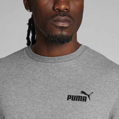 Puma Unisex Mens ESS Small Logo Crew Mens ESS Small Logo Crew XS Mittelgrau, He, XS Mittelgrau, He