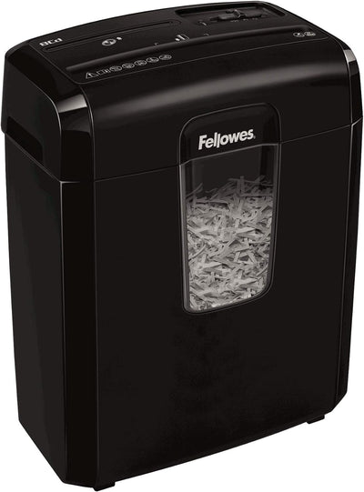 Fellowes Aktenvernichter 8 Blatt Partikelschnitt (P4), Papierschredder für Zuhause, Powershred 8Cd,