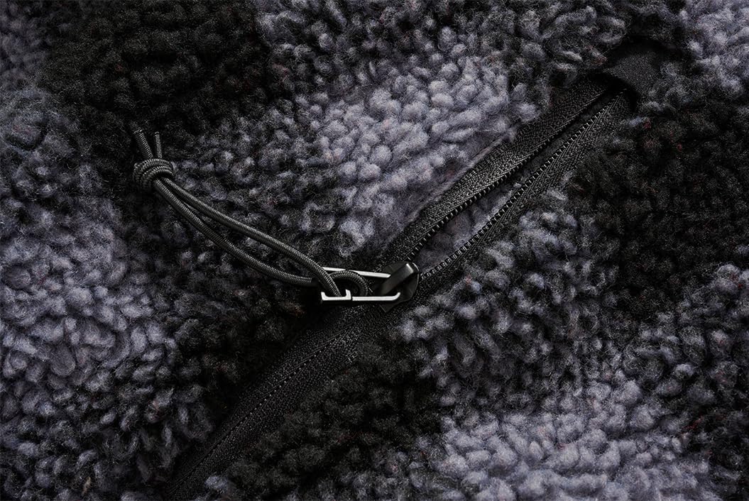 Brandit Teddyfleece Worker Pullover, S Black/Grey