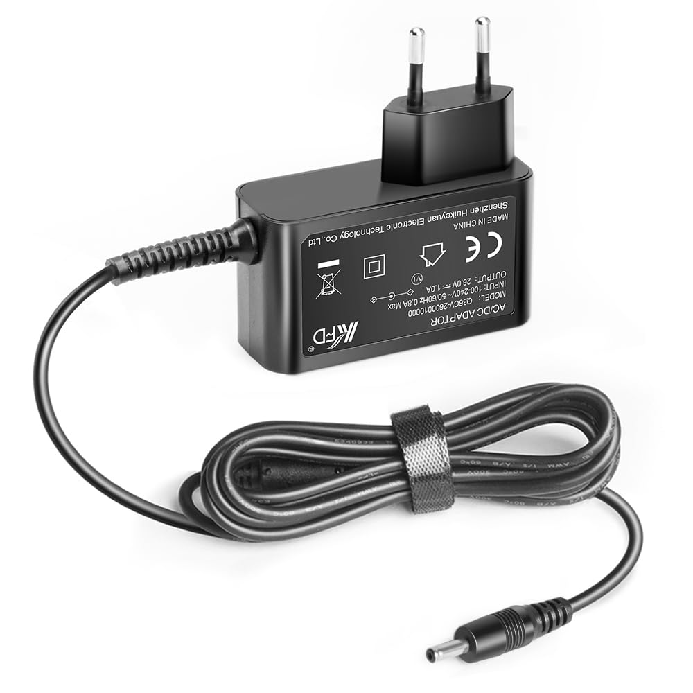 KFD Netzteil 26V Ladegerät Ladekabel für Leifheit 89214 Regulus Aqua PowerVac 11914 LH11914 LH119148