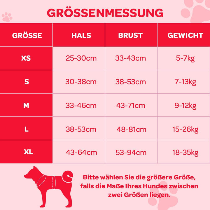 FURRYFECTION Anti Zug Hundegeschirr, Brustgeschirr kleine Hunde Sicherheitsgeschirr Welpen, Antizugg