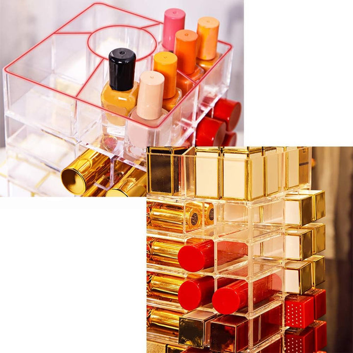 Lippenstift Organizer Acryl Makeup Beauty Storage 53 Raum