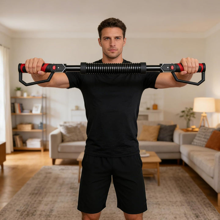 Flkiglm Spring Power Twister Bar - Trainingsgerät Mit Verstellbarem Widerstand - Trainingsgerät Für