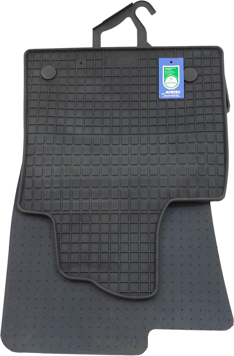 PETEX Gummimatten passend für Sandero III/Sandero III Stepway ab 01/2021 schwarz 4-teilig