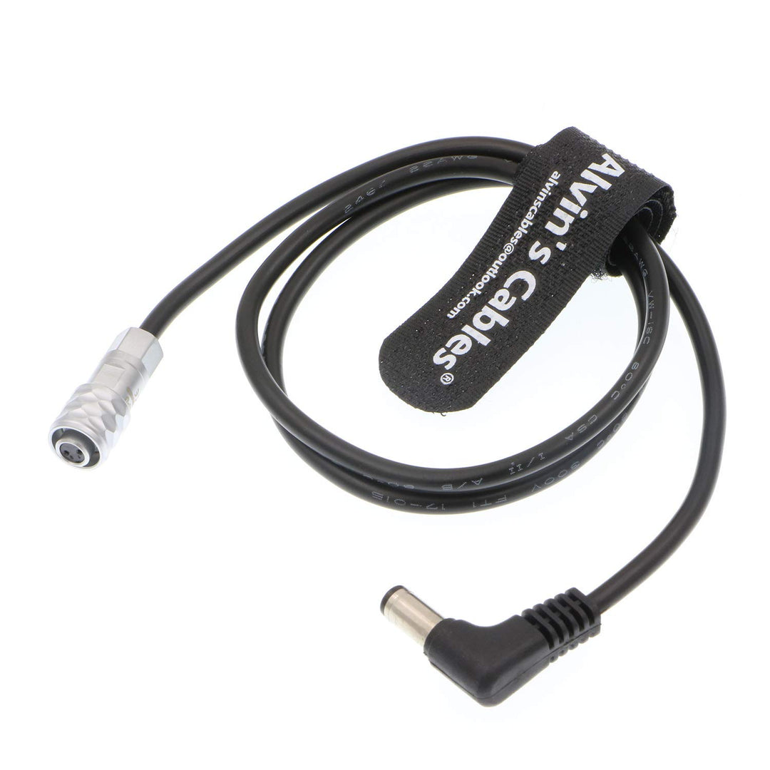 Alvin's Cables BMPCC4K Stromkabel für BMPCC 4K Blackmagic Pocket Cinema Kamera 4K 60CM Rechtwinklig