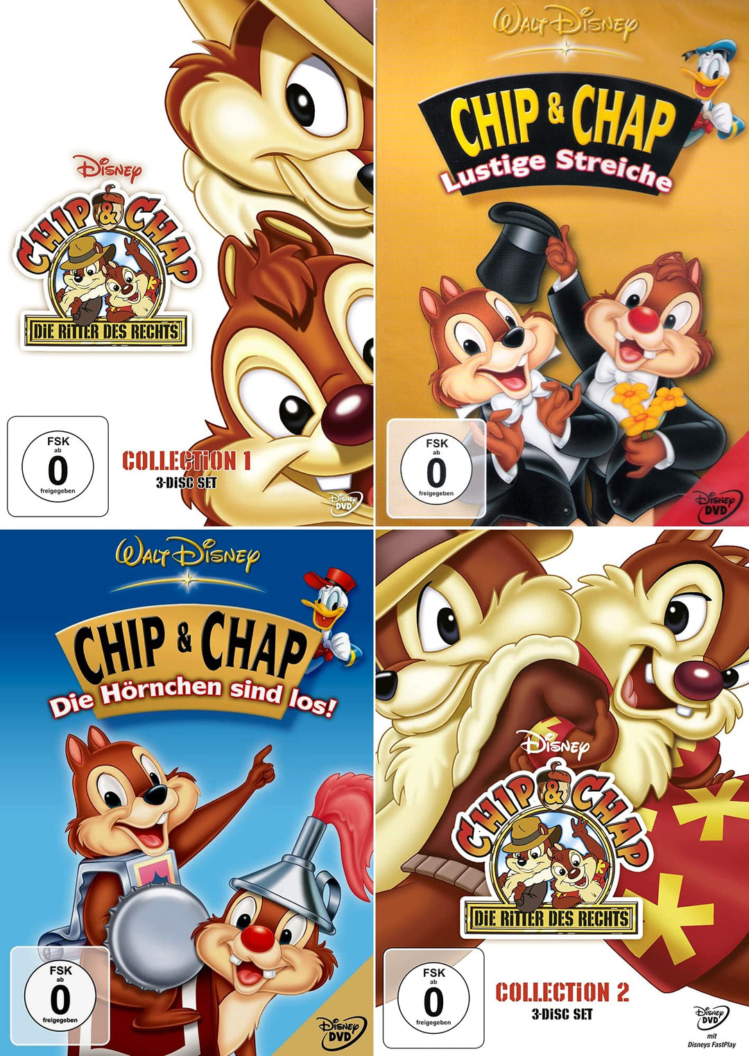 Chip & Chap - Die Ritter des Rechts Collection 1 + 2 + Die Hörnchen sind los! + Lustige Streiche! [8