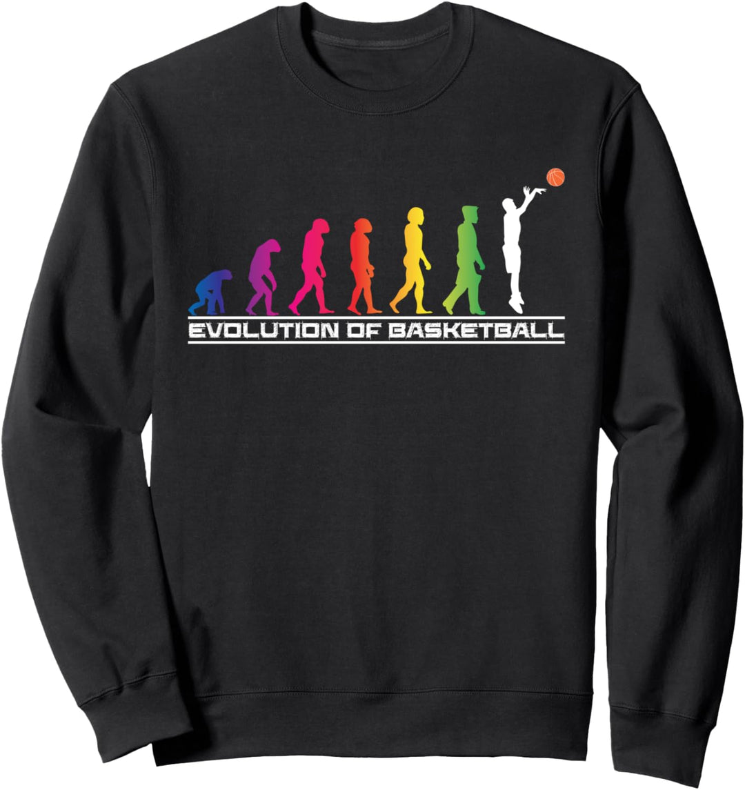 Evolution of Basketball I Basketballspieler I Basketball Sweatshirt