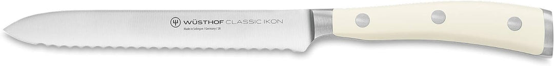 WÜSTHOF Classic Ikon Crème Aufschnittmesser 14 cm, Beige 14 cm Aufschnittmesser, 14 cm Aufschnittmes