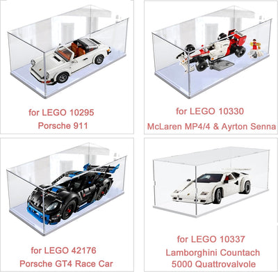 Acryl Vitrine Klar für Lego Actionfiguren Funko Pop Modell Skulptur Transparenter Plexiglas Display