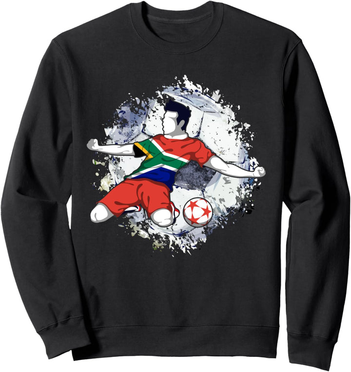 Südafrika Fussball Südafrikanische Nationalflagge Soccer Sweatshirt