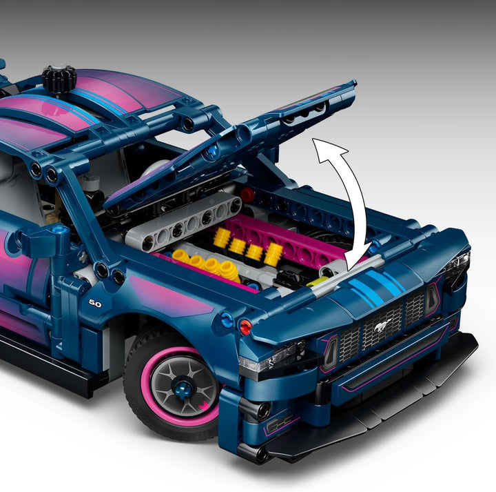 LEGO Technic Ford Mustang GT Auto aus der Tuning-Werkstatt - anpassbares Spielzeugauto - Flitzer mit