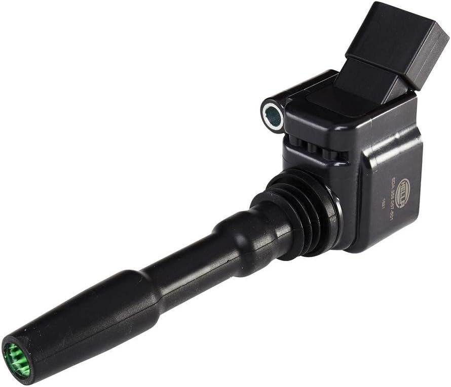 HELLA 5DA 358 057-501 Zündspule - 4-polig - Kerzenschachtzündspule - geschraubt