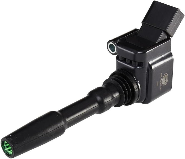 HELLA 5DA 358 057-501 Zündspule - 4-polig - Kerzenschachtzündspule - geschraubt