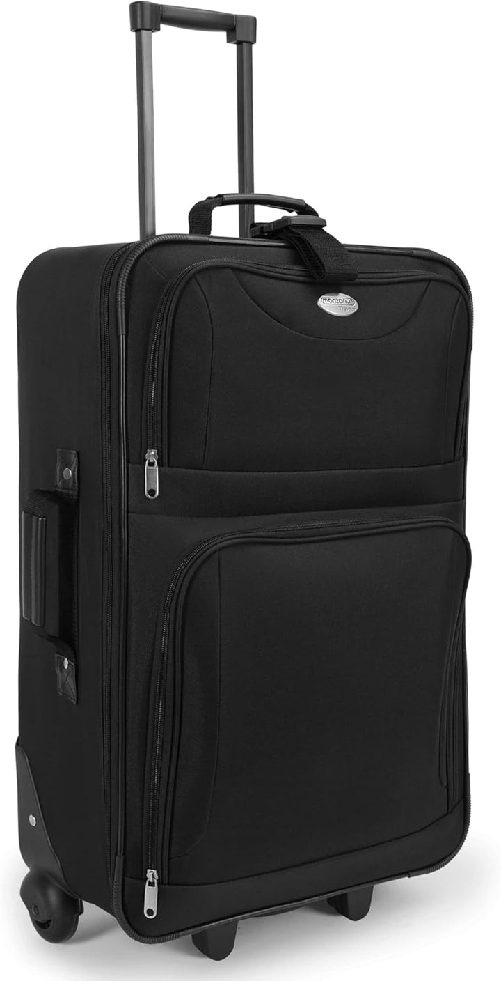 Deuba Trolley Kofferset Reisetaschen Set Kulturbeutel Netzfach Rollen Teleskopgriff Koffer Reisetasc