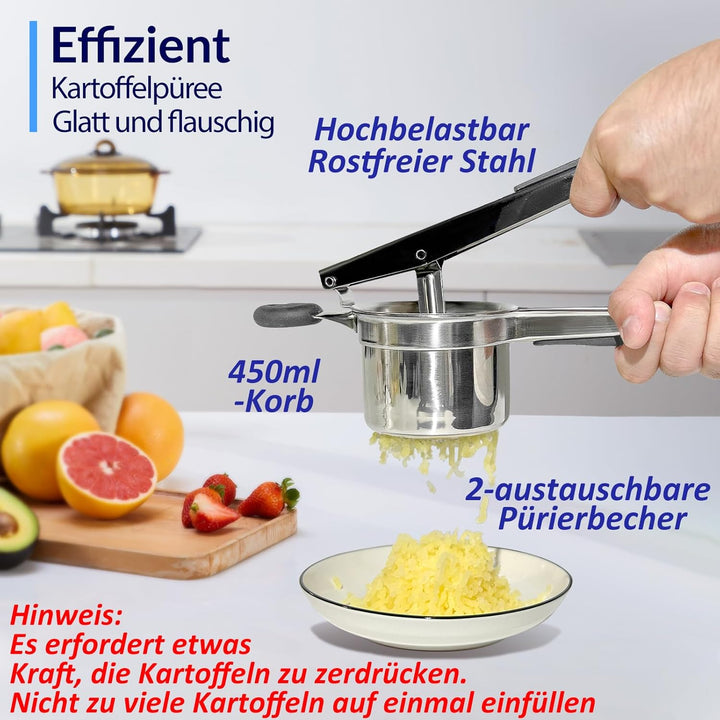 SPEENSUN Kartoffelpresse 2-replaceable cups, 2-replaceable cups