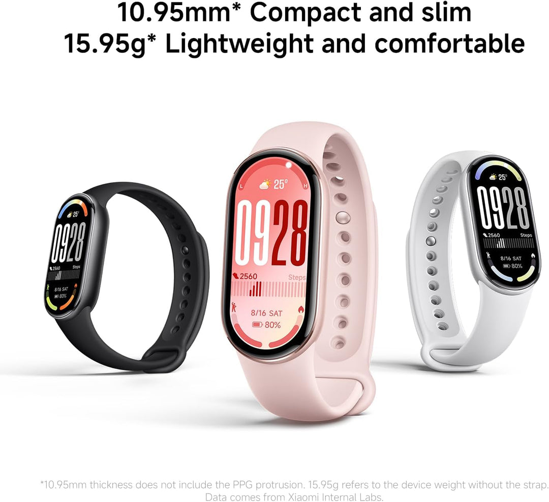 Xiaomi Smart Band 10 Fitness-Tracker,Smartwatch,1,72" AMOLED Display, 21 Tage Akku, 5ATM wasserdicht