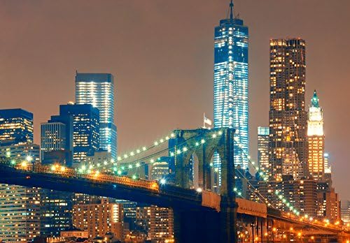 murando - Wandbilder XXL New York 120x40 cm 1 tlg - Wand Deko Vlies Leinwand Bilder Gross Wanddeko W