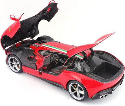 Bburago 18-16909 Ferrari Monza SP1 Modellauto im Massstab 1:18, Verschiedene Designs und Farben