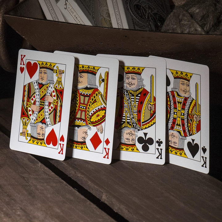 theory11 Playing Cards, Model Number: Tycoon-Ivory Spielkarten, elfenbeinfarben, Poker